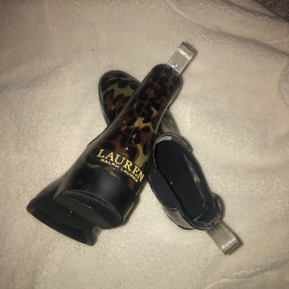 ralph lauren rain boots cheetah print
